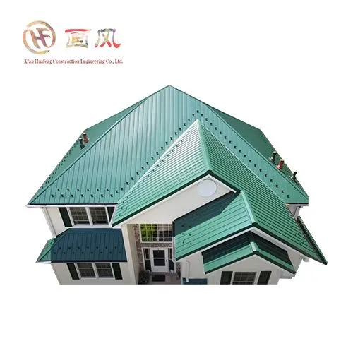 Stoječa ravna kovinska streha