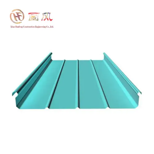 Zaklepanje kovinskih strešnih plošč