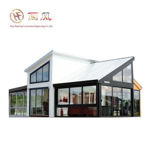 Bela stoječa kovinska streha